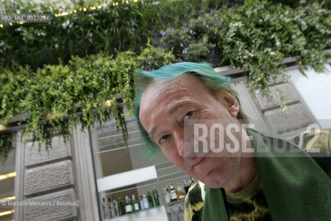 Milan, 2008. French botanist Patrick Blanc, inventor of the Vertical Garden, also known as the Living Wall or Plant Wall / Milano, 2008. Il botanico francese Patrick Blanc, inventore del Giardino Verticale - ©Marcello Mencarini/Rosebud2