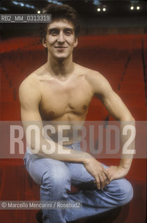 Sanremo (Imperia), 1991. Argentinian dancer Julio Bocca  / Sanremo (Imperia), 1991. Il ballerino Julio Bocca - ©Marcello Mencarini/Rosebud2