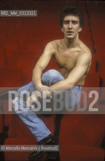 Sanremo (Imperia), 1991. Argentinian dancer Julio Bocca  / Sanremo (Imperia), 1991. Il ballerino Julio Bocca - ©Marcello Mencarini/Rosebud2