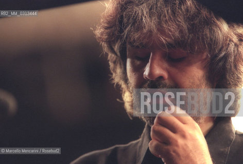 San Giovanni Rotondo (Foggia), 29 April 2000. Andrea Bocelli performing the concert on occasion of the first anniversary of the beatification of Padre Pio / San Giovanni Rotondo (Foggia), 29 aprile 2000. Andrea Bocelli durante il concerto per il primo anniversario della beatificazione di Padre Pio - ©Marcello Mencarini/Rosebud2