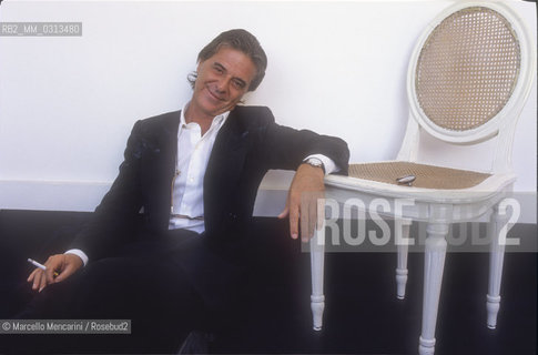Venice Lido, Venice Film Festival 1991. Spanish architect Ricardo Bofill, at the Festival to present his documentary Schizo (1970) / Lido di Venezia, Mostra del Cinema di Venezia 1991. Larchitetto spagnolo Ricardo Bofill, alla Mostra per presentare il suo documentario Schizo, girato nel 1970 - ©Marcello Mencarini/Rosebud2
