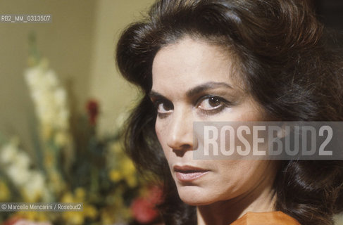 Brazilian actress Florinda Bolkan, about 1985 / Lattrice brasiliana Florinda Bolkan, 1985 circa - ©Marcello Mencarini/Rosebud2