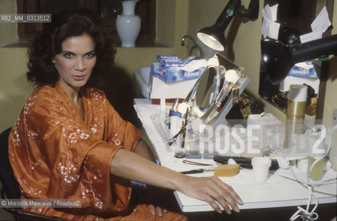 Brazilian actress Florinda Bolkan, about 1985 / Lattrice brasiliana Florinda Bolkan, 1985 circa - ©Marcello Mencarini/Rosebud2