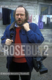 Croatia, 1992. Italian journalist Riccardo Bonacina / Croazia, 1992. Il giornalista Riccardo Bonacina - ©Marcello Mencarini/Rosebud2