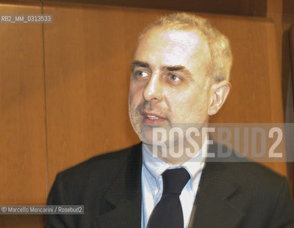 Italian-American art critic Francesco Bonami, 2003 / Il critico darte Francesco Bonami - ©Marcello Mencarini/Rosebud2