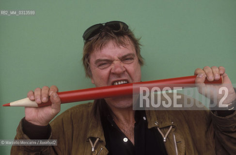 Italian cartoonist Bonvi (Franco Bonvicini), about 1990 / Il fumettista Bonvi (Franco Bonvicini), 1990 circa - ©Marcello Mencarini/Rosebud2