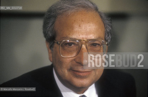 Italian literary critic Nino Borsellino, 1989 / Il critico letterario Nino Borsellino, 1989 - ©Marcello Mencarini/Rosebud2