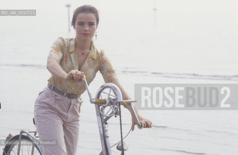 Venice Lido, about 1980. Italian actress Giulia Boschi / Lido di Venezia, 1980 circa. Lattrice Giulia Boschi - ©Marcello Mencarini/Rosebud2