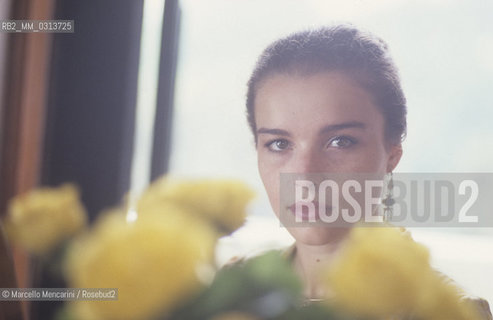 Venice Lido, about 1980. Italian actress Giulia Boschi / Lido di Venezia, 1980 circa. Lattrice Giulia Boschi - ©Marcello Mencarini/Rosebud2