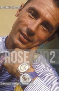 Franco Bosisio, CEO of Smh Italy, branch of Swiss holding company owner of Swatch watches (1991) / Franco Bosisio, amministratore delegato di Smh Italia, filiale della holding svizzera proprietaria degli orologi Swatch (1991) - ©Marcello Mencarini/Rosebud2
