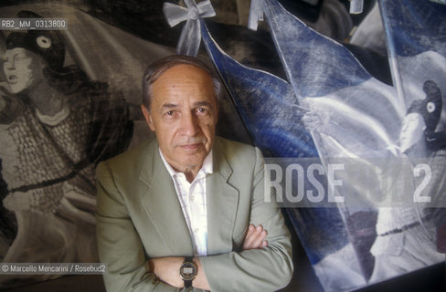 Rome, about 1985. French composer and conductor Pierre Boulez at Villa Medici, seat of the French Academy / Pierre Boulez, compositore e direttore dorchestra a Villa Medici, sede dellAccademia di Francia (1985 circa) - ©Marcello Mencarini/Rosebud2