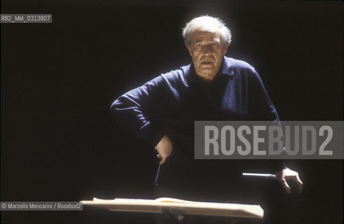 French composer and conductor Pierre Boulez (1991) / Pierre Boulez, compositore e direttore dorchestra (1991) - ©Marcello Mencarini/Rosebud2