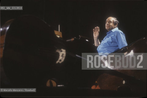 French composer and conductor Pierre Boulez (about 1990) / Il compositore e direttore dorchestra Pierre Boulez (1990 circa) - ©Marcello Mencarini/Rosebud2