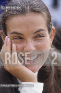 Cannes Film Festival, about 1985. French actress Carole Bouquet / Festival del Cinema di cannes, 1985 circa. Lattrice Carole Bouquet - ©Marcello Mencarini/Rosebud2