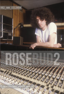 Rome, 1983. italian singer.songwriter Angelo Branduardi / Roma, 1983. il cantante Angelo Branduardi - ©Marcello Mencarini/Rosebud2