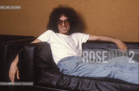 Rome, 1983. italian singer.songwriter Angelo Branduardi / Roma, 1983. il cantante Angelo Branduardi - ©Marcello Mencarini/Rosebud2