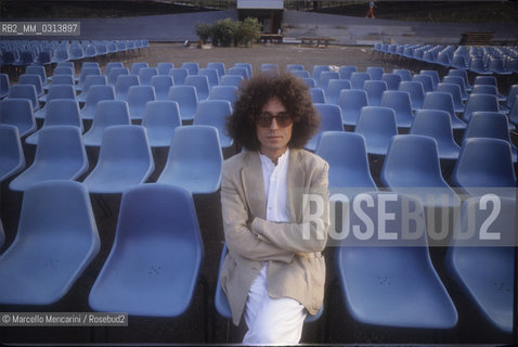 Rome, 1983. italian singer.songwriter Angelo Branduardi / Roma, 1983. il cantante Angelo Branduardi - ©Marcello Mencarini/Rosebud2