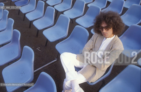Rome, 1983. italian singer.songwriter Angelo Branduardi / Roma, 1983. il cantante Angelo Branduardi - ©Marcello Mencarini/Rosebud2