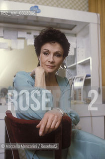 French actress Martine Brochard, about 1985 / Lattrice Martine Brochard, 1985 circa - ©Marcello Mencarini/Rosebud2