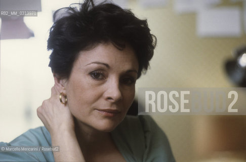 French actress Martine Brochard, about 1985 / Lattrice Martine Brochard, 1985 circa - ©Marcello Mencarini/Rosebud2