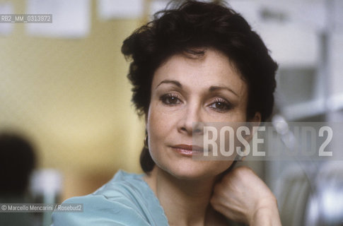 French actress Martine Brochard, about 1985 / Lattrice Martine Brochard, 1985 circa - ©Marcello Mencarini/Rosebud2
