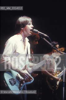 American singer-songwriter Jackson Brown, about 1985 / Il cantautore americano Jackson Brown, 1985 circa - ©Marcello Mencarini/Rosebud2