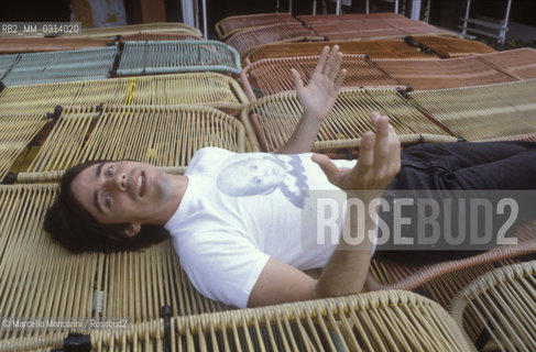 American singer-songwriter Jackson Brown, about 1985 / Il cantautore americano Jackson Brown, 1985 circa - ©Marcello Mencarini/Rosebud2