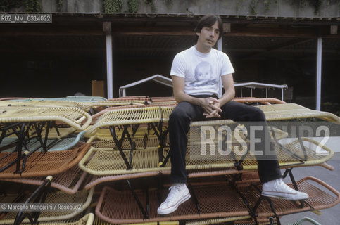 American singer-songwriter Jackson Brown, about 1985 / Il cantautore americano Jackson Brown, 1985 circa - ©Marcello Mencarini/Rosebud2