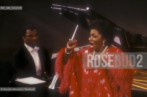 American soprano Grace Bumbry (about 1985) / Il soprano Grace Bumbry (1985 circa) - ©Marcello Mencarini/Rosebud2