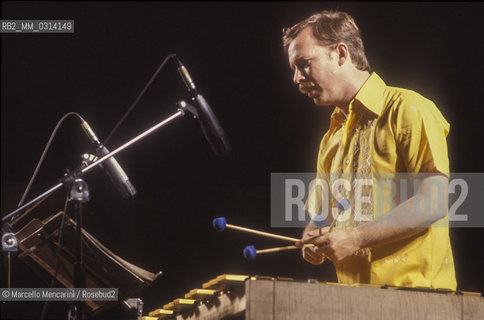American jazz vibraphonist Gary Burton, about 1985 / Gary Burton, vibrafonista jazz, 1985 circa - ©Marcello Mencarini/Rosebud2