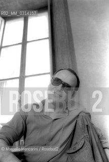 Rome, 1980. Italian composer Sylvano Bussotti / Roma, 1980. Il compositore Sylvano Bussotti - ©Marcello Mencarini/Rosebud2