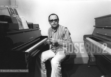 Rome, 1980. Italian composer Sylvano Bussotti / Roma, 1980. Il compositore Sylvano Bussotti - ©Marcello Mencarini/Rosebud2