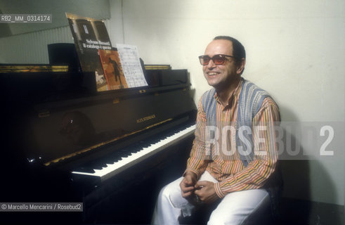 Rome, 1980. Italian composer Sylvano Bussotti / Roma, 1980. Il compositore Sylvano Bussotti - ©Marcello Mencarini/Rosebud2