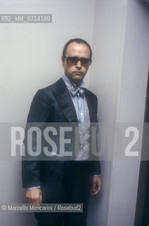 Italian composer Sylvano Bussotti  (about 1980) / Il compositore Sylvano Bussotti (1980 circa) - ©Marcello Mencarini/Rosebud2