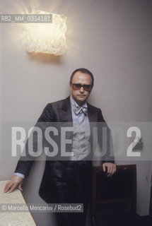 Italian composer Sylvano Bussotti  (about 1980) / Il compositore Sylvano Bussotti (1980 circa) - ©Marcello Mencarini/Rosebud2