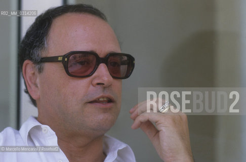 Genazzano (Rome), 1988. Italian composer Sylvano Bussotti at home / Genazzano (Roma), 1988. Il compositore Sylvano Bussotti nella sua casa - ©Marcello Mencarini/Rosebud2