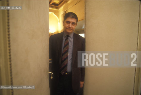 Rome, 1994. Italian politician Rocco Buttiglione / Roma, 1994. Il politico Rocco Buttiglione - ©Marcello Mencarini/Rosebud2