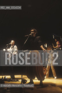 Bologna, 1981. The Talking Heads performing / Bologna, 1981. I Talking Heads in concerto - ©Marcello Mencarini/Rosebud2