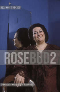 Rome, 1983. Spanish soprano Montserrat Caballé / Roma, 1983. Il soprano Montserrat Caballé - ©Marcello Mencarini/Rosebud2