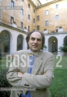 Rome, 2000. Musicologist and director of Santa Cecilia Conservatory Lionello Cammarota / Roma, 20000. Il musicologo e direttore del  Conservatorio di Santa Cecilia Lionello Cammarota - ©Marcello Mencarini/Rosebud2