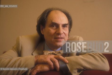 Rome, 2000. Musicologist and director of Santa Cecilia Conservatory Lionello Cammarota / Roma, 20000. Il musicologo e direttore del  Conservatorio di Santa Cecilia Lionello Cammarota - ©Marcello Mencarini/Rosebud2