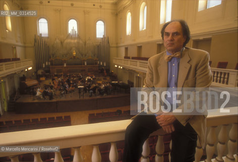 Rome, 2000. Musicologist and director of Santa Cecilia Conservatory Lionello Cammarota / Roma, 20000. Il musicologo e direttore del  Conservatorio di Santa Cecilia Lionello Cammarota - ©Marcello Mencarini/Rosebud2