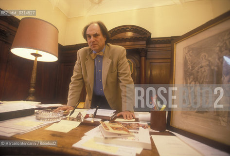 Rome, 2000. Musicologist and director of Santa Cecilia Conservatory Lionello Cammarota / Roma, 20000. Il musicologo e direttore del  Conservatorio di Santa Cecilia Lionello Cammarota - ©Marcello Mencarini/Rosebud2