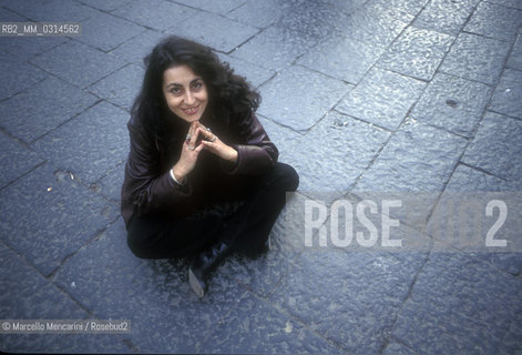 Capri, 1995. Italian writer Rossana Campo / Capri, 1995. La scrittrice Rossana Campo - ©Marcello Mencarini/Rosebud2