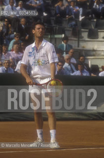 Rome, 1989. Italian tennis player Omar Camporese / Roma, 1989. Il tennista Omar Camporese - ©Marcello Mencarini/Rosebud2