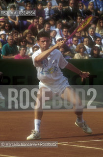 Rome, 1989. Italian tennis player Omar Camporese / Roma, 1989. Il tennista Omar Camporese - ©Marcello Mencarini/Rosebud2