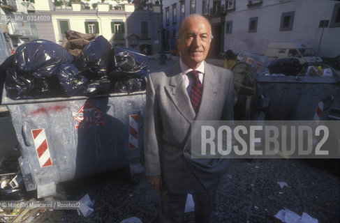 Naples, 1993. Italian Journalist Massimo Caprara / Napoli, 1993. Il giornalista Massimo Caprara - ©Marcello Mencarini/Rosebud2