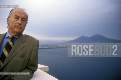 Naples, 1993. Italian Journalist Massimo Caprara / Napoli, 1993. Il giornalista Massimo Caprara - ©Marcello Mencarini/Rosebud2