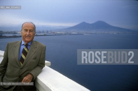 Naples, 1993. Italian Journalist Massimo Caprara / Napoli, 1993. Il giornalista Massimo Caprara - ©Marcello Mencarini/Rosebud2