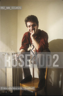 Rome, Teatro Olimpico, about 1985. Italian pop singer Sergio Caputo / Roma, Teatro Olimpico, 1985 circa. Il cantante Sergio Caputo - ©Marcello Mencarini/Rosebud2